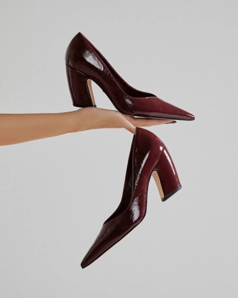 Block Heeled Pumps